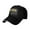 Black, variant on Usa Weightlifting Casual Sandwich Baseball Cap Adjustable For Men For Women