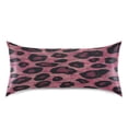 thumbnail image 3 of Deep Red Leopard Pattern Queen Size Satin Pillowcase 30''x20'' Double-Sided Print Soft Wrinkle Resistant, 3 of 9