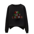 thumbnail image 5 of Chandails en Molleton de Noël pour Femmes Mode Décontractée Manches Longues Imprimées, 5 of 5