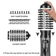 thumbnail image 6 of Hair Dryer Brush,3-in-1 Hot Air Styler and Rotating Hair Dryer,Hair Dryer,360° Rotating Multitudet Hair Dryer Brush,for Dry Hair, Curl Hair, Straighten Hair, Round Hot Air Spin Brush Kit, 6 of 11