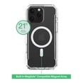 thumbnail image 4 of onn MagSafe Compatible Rugged Phone Case for iPhone 16 Pro - Clear, 4 of 10