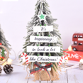 thumbnail image 4 of Adornos navideños de madera en forma de árbol de Navidad - para decoración de fiestas en el hogar Zhivalor CPB-CJZ166-1, 4 of 5