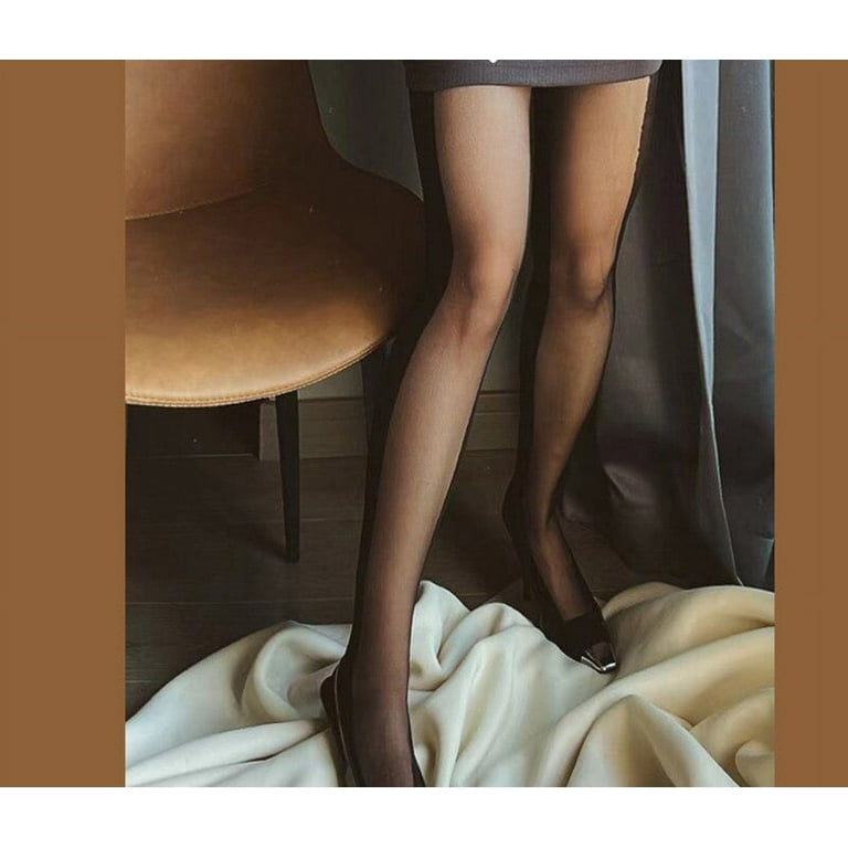 Ins Sexy Silk Black Pantyhose Women's Transparent Slim Long Leg