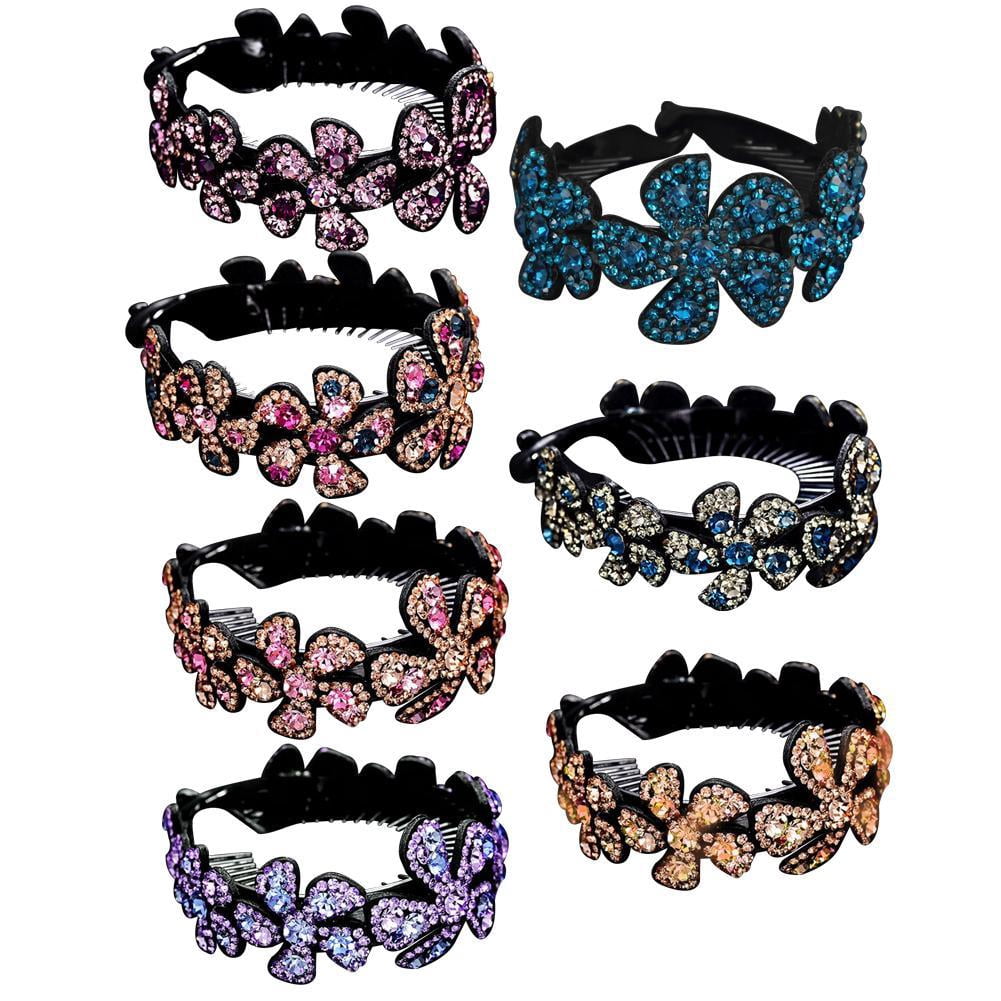 Women Girls Hair Clip Crystal Claw Ponytail Bun Holder Comb Hairpin Fashion Gift
