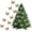 Gold, variant on Black 10-Pack Sparkling Butterfly Ornaments For Christmas Tree Garland Wedding Wreath Gift Box Holiday Party Decorations Black Color Shiny Hanging