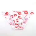thumbnail image 5 of Valentine's Day Gifts for Him Meitianfacai Men's Underwear Red Lip Briefs Lovers Empty Cool And Comfortable Butt Gauze Empty Underwear Man Mens Underwear White, 5 of 5
