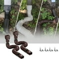 LZJZ 2 Pack Rain Gutter Downspout Extensions Flexible,Universal Drain