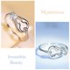 thumbnail image 2 of 12 constelaciones exquisito reluciente retro amantes anillo mujeres antiguo elegante atractivo MABOTO Anillo, 2 of 7