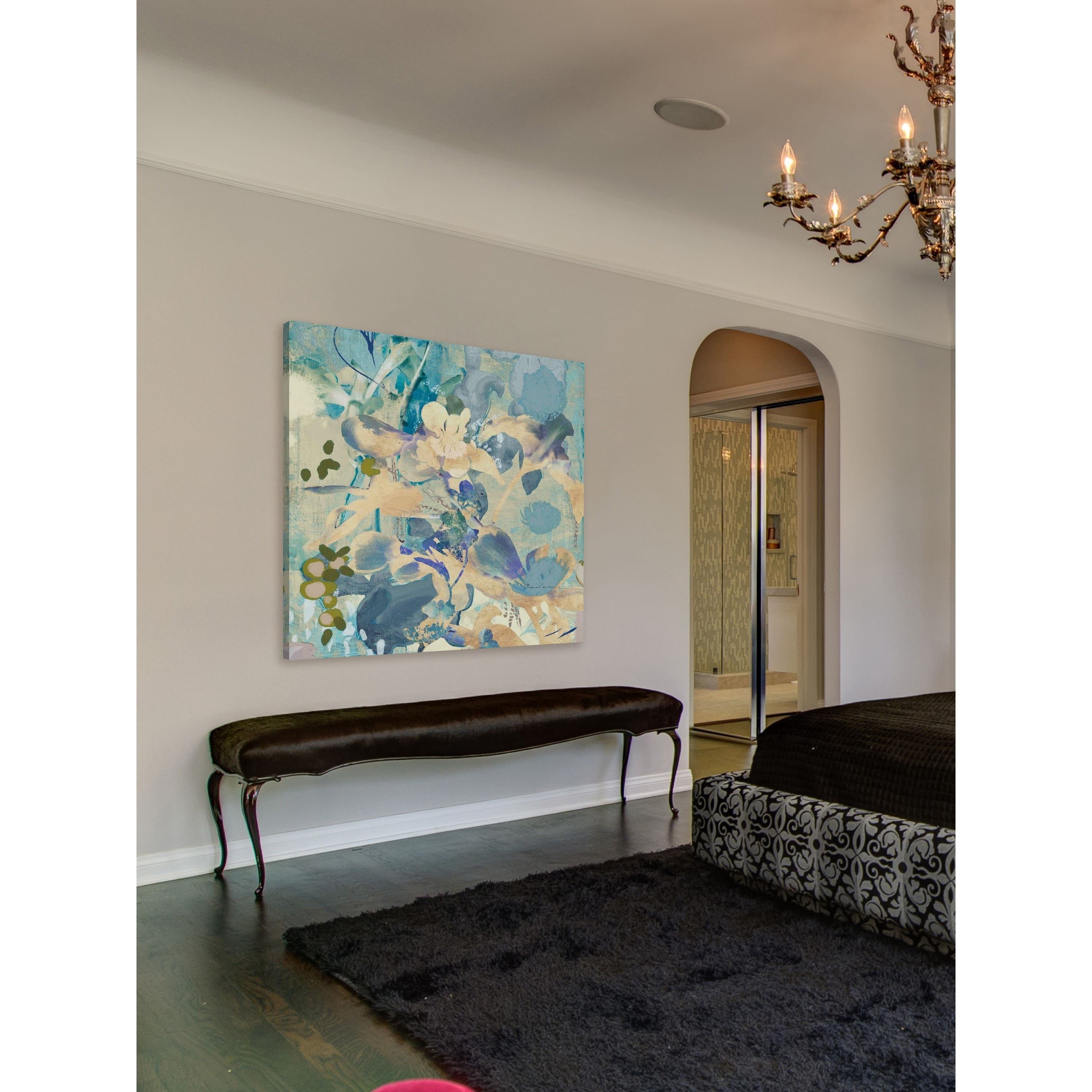 "Entwine with Orchids" Painting Print on Wrapped Canvas