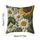 thumbnail image 3 of Funda de almohada de poliéster para decoración del hogar, funda de almohada con girasoles, funda de cojín para sofá y patio, funda de almohada de primavera y verano, funda de almohada bordada con plan, 3 of 6