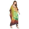 thumbnail image 4 of Robe Kaftan Longue Décontractée Ample à Manches Kimono pour Femmes Grande Taille, Tenue de Villégiature, Robe de Soirée, Fête, Été, Plage, Couvre-Maillot, 4 of 6