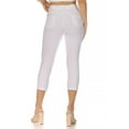 thumbnail image 3 of Women's Casual Comfy Slim Pocket Jeggings Jeans Capri Pants, 3 of 6