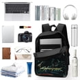 thumbnail image 3 of Cyberpunk 2077 Samurai Shoulder Backpack School Bag Bookbag Multipurpose Laptop Backpack, 3 of 5