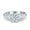 Silver, variant on Simulated Cubic Zirconia Size-5 Art Deco Filigree Wedding Engagement Bridal Ring 925 Sterling Silver