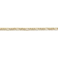 thumbnail image 2 of FJC Finejewelers 14k Yellow Gold 2.75mm Flat Figaro Bracelet, 2 of 4