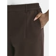 thumbnail image 4 of Time and Tru Women's Slouchy Tailored Pants, 30" Inseam, Sizes 0-18, 4 of 4