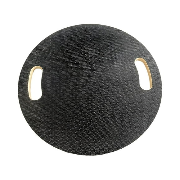 Tabla de equilibrio de madera, tabla de equilibrio, equipo portátil antideslizante para fitness de pie Negro