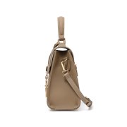 Genuine Top Layer Cowhide Women's Lychee Pattern Business Tote Bag, Handbag & Shoulder Bag