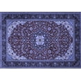 thumbnail image 1 of Ahgly Company Indoor Rectangle Medallion Blue Traditional Area Rugs, 7' x 9', 1 of 4