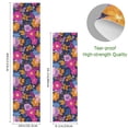 thumbnail image 3 of 44"x10" Skateboard Grip Tape Protector Sheets Nonslip Protection Griptape Sheet for Outdoor Sports Vividly Colored Flowers, 3 of 7