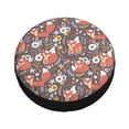 thumbnail image 3 of Bingfone Foxes Spare Tire Cover Weatherproof Universal Wheel Protectors For Rv Camper Travel Trailer Suv Truck-16 Inch, 3 of 9