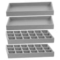 thumbnail image 2 of Hytrove Bead Sorting Tray Grey Plastic 2Pcs Girls Bracelet Design Board 1.5X20X35CM, 2 of 6