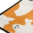 thumbnail image 4 of Dreamtimes Area Rug Halloween Orange Decor Print 39x20 Inches, Small Throw Rug Carpet Anti Slip Elastic Cotton Interlayer for Kitchen Bathroom Living Room Bedroom Stain Resistant Floor Mat, 4 of 6