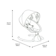 Monbebe 5-Mode Baby Swing with Bluetooth، Castle Point