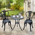 thumbnail image 2 of Outsunny Garden Aluminum Bistro Set, 2 of 9
