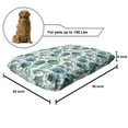 thumbnail image 2 of Watercolor Pet Bed, Seaweed Splashes Underwater Fauna Starfish Jellyfish, Chew Resistant Pad for Dogs and Cats Cushion with Removable Cover, 24" x 39", Seafoam Deep Sky Blue, by Ambesonne, 2 of 4