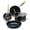 Stone Black, variant on Chef Power 7 Pcs Ceramic Cookware Sets, Non-Stick Pots and Pans Set with Stainless Steel Handles, Dishwasher and Oven Safe, Stone Black with Light Gold Handles