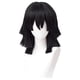 thumbnail image 1 of Peluca de cosplay Wiggy Mermaid Obanai para disfraz de DS, color negro, 1 of 6