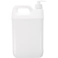 thumbnail image 1 of 5L Pump Bottles Sterilization Liquid Plastic Liquid Soap Cosmetics Chemical Storage Container (White), 1 of 8