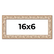 16x6 Frame White Real Wood Picture Frame Width 1.5 inches | Interior Frame Depth 0.5 inches |