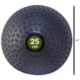 thumbnail image 4 of BalanceFrom 10 lbs High-Quality Synthetic-Leather Medicine Ball, Black, 4 of 5