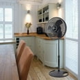 thumbnail image 4 of Lasko 16 Inch Oscillating 3 Speed Adjustable Pedestal Stand Fan, Black (4 Pack), 4 of 6