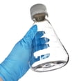 thumbnail image 2 of Eisco - Pack of 12, 500mL Sterile PETG Erlenmeyer Flasks, Non-Vented, Flat Bottom, Lab-Grade, Gamma Sterilized, USP Class VI, Ideal for Cell Culture, Biopharmaceutical Processing, Chemical Storage, 2 of 5