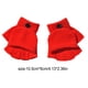 thumbnail image 2 of Guardurnaity 1 par de guantes sin dedos, accesorio de ropa sencillo y cómodo de Color sólido, guante de punto Convertible para niñas para guantes y mitones Rojo, 2 of 6