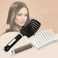thumbnail image 4 of Travelwant Boar Bristle Hair Brush for Men Set Hairbrush for Thin Normal and Short Hair Boar Bristle Brush, 4 of 7