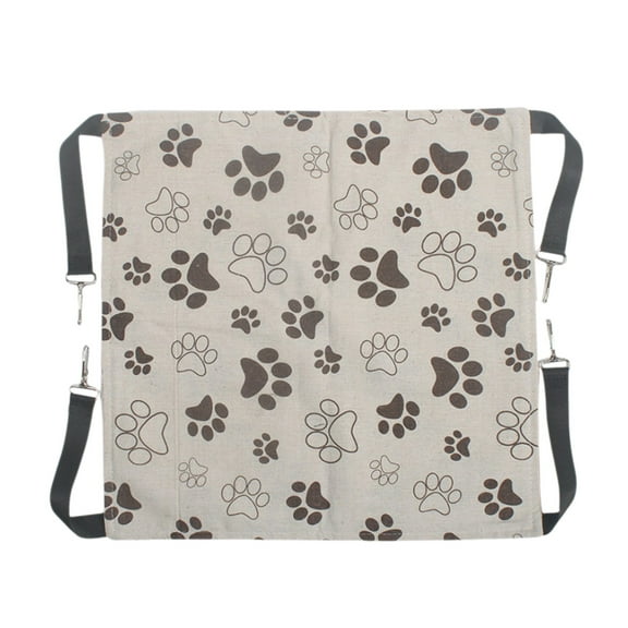 Reversible Cat Hammock, Breathable Pet Cage Hammock With Adjustable Straps And Metal Hooks, Double-Sided Hanging Pet Hammock Bed For Cats, Puppy, Other Small Animals, 11 X 11 Inch(Gray)