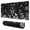 Black Gothic Sun-1, variant on Long Mouse Pads for Desk,Black Gothic Sun Moon Pattern Desk Mats on Top Of Desks, Desk Mouse Pad Extra Large with 3mm Non-Slip Base and Stitched Edge for Gaming,Office,Work,Home 31.5"x11.8"