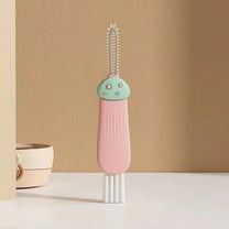 JLFNYA Scrub Brush,Cleaning Brush 3 in 1 Cup Lid Cleaning Brush 024 New Crevice Cleaning Brush for Bottle Tight Spaces Cup 3 in 1 Multifunctional Cleaning Brush Portable Cup Lid Cleaner