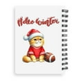 thumbnail image 2 of Hello Winter Persian Football Snowman Welcome Snowy Morning Spiral Bound Journal Cat Lover Kitten Owner Gifts 5x7in Spiral Notebook - 01012, 2 of 5