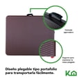 thumbnail image 3 of Mesa Plegable Portatil 180cm Portafolio Tipo Rattan Plastico cafe, 3 of 7