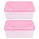 thumbnail image 1 of 2 piezas cajas de tejido húmedo con cajas de tejido de tapa cajas de toallitas húmedas selladas a prueba de polvo, 1 of 5