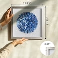 thumbnail image 5 of American Art Decor Blue Seashell Mosaic Coastal Framed Wall Art - 11.75" x 11.75", Set of 2, 5 of 8