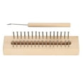 thumbnail image 3 of Trasero de Tejido de Madera, Rectángulo de Telar de Tejido de Múltiples usos fáciles de USar Compacto para proyectos de bricolaje, 3 of 7