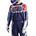 thumbnail image 3 of Moto Jersey Troy Lee Designs SE Pro Wavez Navy/Red XXL, 3 of 9