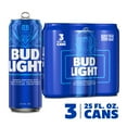 thumbnail image 3 of Bud Light American Light Lager Beer 3 pack 25 fl oz Aluminum Cans 4.2% ABV, 3 of 9