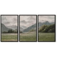 thumbnail image 4 of Drsoum Vintage Landscape 16x24in Black Framed Wall Art Mountain Range Retro Classic Farmhouse Paints Rustic, 4 of 7